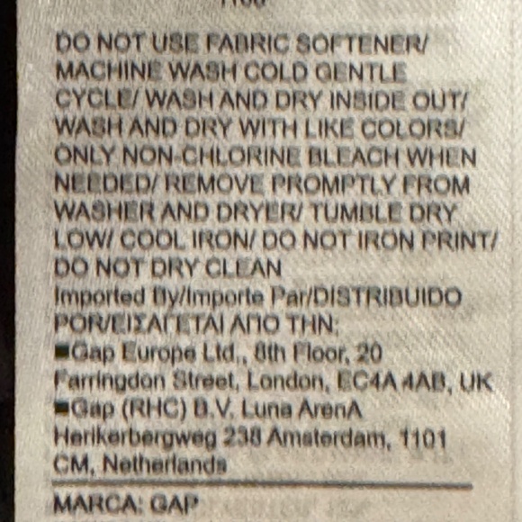 GAP FIT HIGH-RISE WIDE LEG RUNAROUND BLACK TROUSERS PANTS -SIZE LARGE- NWOT - Picture 7 of 9